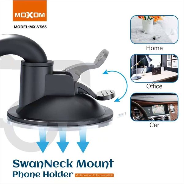 هلدر شیشه ای گوشی موکسوم مدل MX-VS65 - Image 3