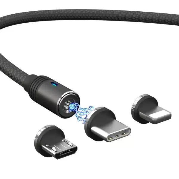 کابل شارژ مغناطیسی USB به MICRO موکسوم مدل MX_CB24 - Image 3