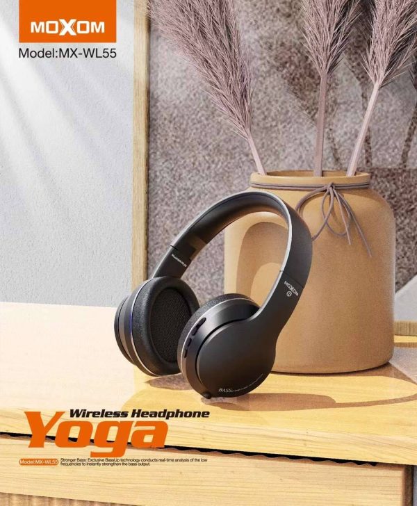 هدفون بلوتوثی موکسوم مدل MX-WL55 - Image 5