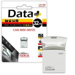 فلش 32گیگ DATAPLUS مدل TRACK با گارانتی مادام العمر IPM کم حجم ، مناسب جهت استفاده در خودرو ، دارای بدنه فلزی محکم و مقاوم در برابر رطوبت