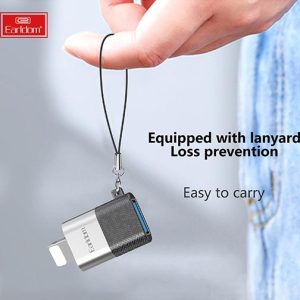 تبدیل USB به LIGHTNING (OTG) ارلدام مدل OT74
