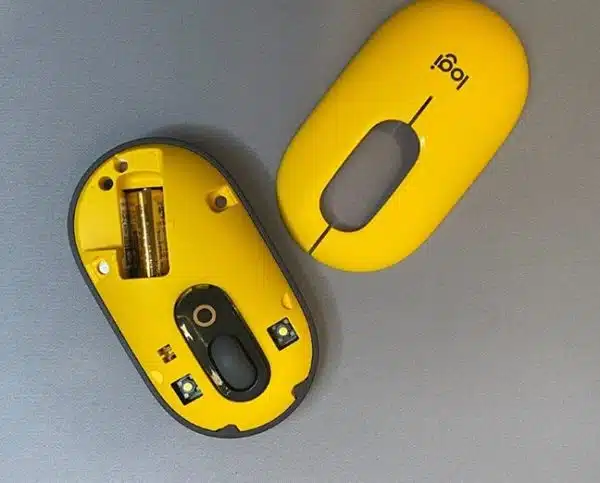 ماوس بی سیم لاجیتک مدل POP MOUSE Silent زرد