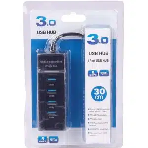 USB هاب 4 پورت (USB HUB 3.0) برند BLACK CORD