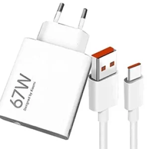 شارژر اصلی شیائومی 67 وات (67W) + کابل Type-C