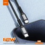 کابل شارژ Type-C به Type-C موکسوم مدل MX-CB235