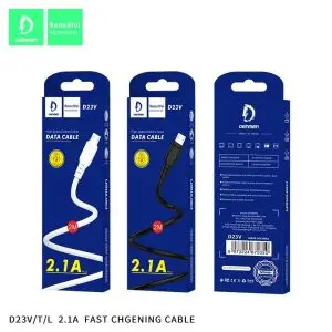 کابل MICRO USB مدل DENMEN D23V (عمده و تک)